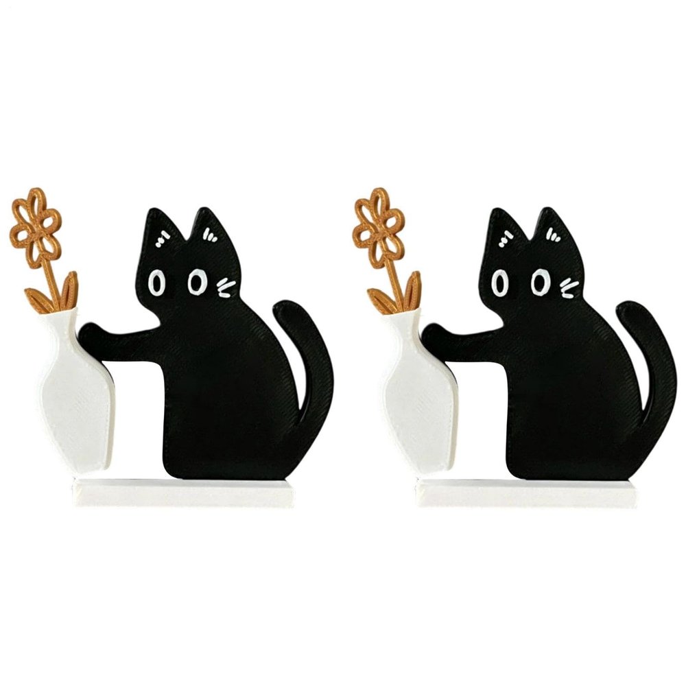 2-Pack Cat Whisker Holder Refrigerator Magnet