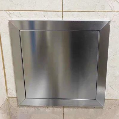 Stainless Steel Access Panel for Walls and Ceilings with Touch Latch