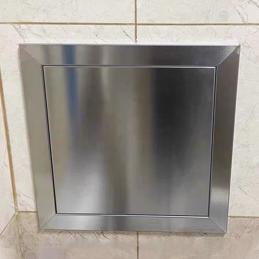 Stainless Steel Access Panel for Walls and Ceilings with Touch Latch
