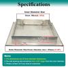 Stainless Steel Access Panel for Walls and Ceilings with Touch Latch view 4