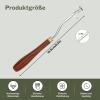 MASPHY Wooden Crochet Hook view 2