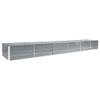Refined Galvanized Steel Raised Garden Bed 480 x 80 x 45 cm, Gray view 1