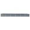 Refined Galvanized Steel Raised Garden Bed 480 x 80 x 45 cm, Gray view 3