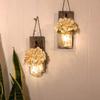 SOLUSTRE Wall-Mounted Hanging Lamp and Glass Candle Holder for Christmas Decor view 4