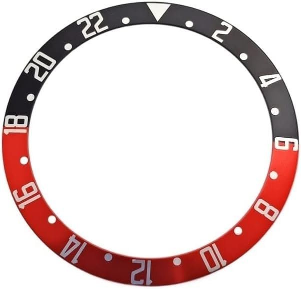 ETUELNOPT Watch Ceramic Bezel Insert Ring, Aluminum, 39.5 mm/32.1 mm, for 41 mm Watches, Multicolor (5)