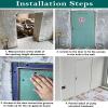 Push-Lock Access Panel for Wall Openings, Paintable Metal Door with Aluminum Frame view 4