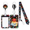 ID Badge Holder with Lanyard, Cute Book-Apple Design view 1