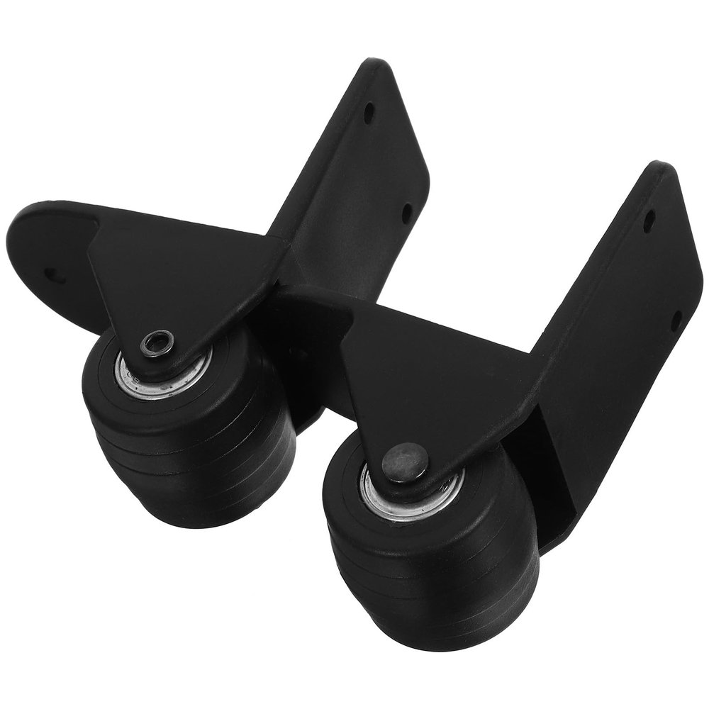 Black Replacement Suitcase Caster Wheel with Double Metal Bearings