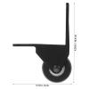 Black Replacement Suitcase Caster Wheel with Double Metal Bearings view 2