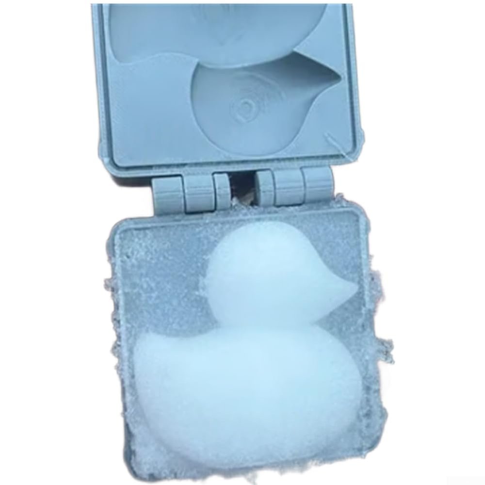 Portable Snow Duck Mold for DIY Art