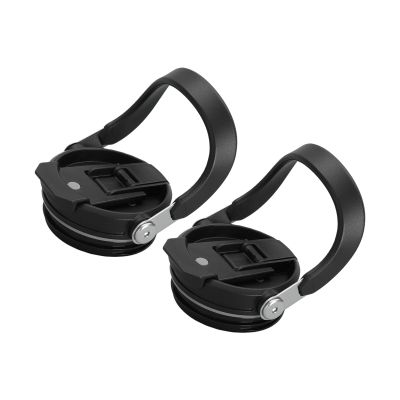 Portable Car Cup Lid with Ergonomic Double Spout and Straw