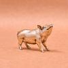 Fopytu Brass Pig Figurine view 2