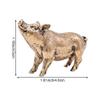 Fopytu Brass Pig Figurine view 4