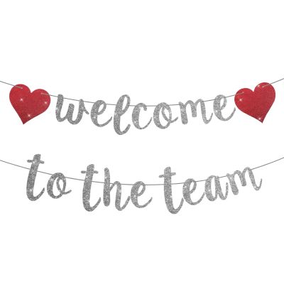 LXUEJIE Welcome to The Team Banner