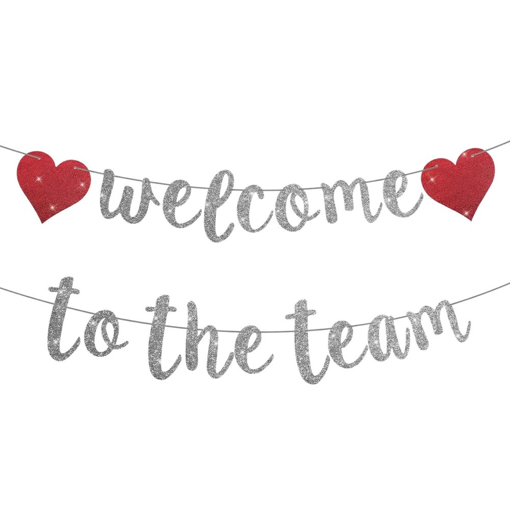 LXUEJIE Welcome to The Team Banner