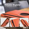 EAZY CASE Tablet Case for Galaxy Tab S11, 11-Inch, 360° Rotating Stand Cover, Synthetic Leather, Orange view 4