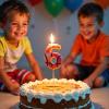 Gleemix 3D Basketball Birthday Candle 6 view 3