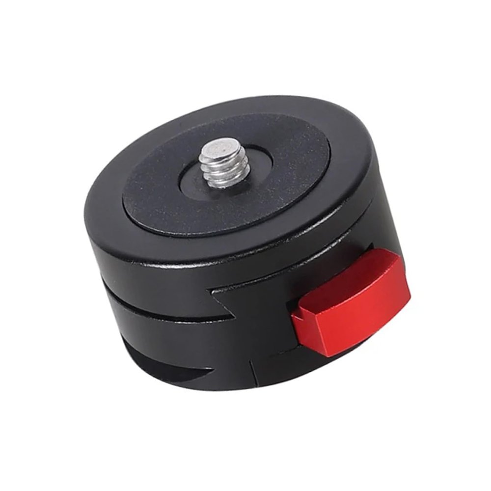 Lightweight V-Shaped Detachable Base, Quick-Mount Adapter for DSLR Tripods and Video Equipment