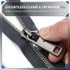 GWEOR 12-Piece Metal Zipper Puller Repair Set view 2