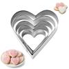 Stainless Steel Heart Cookie Cutter Set view 1