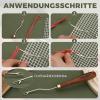 MASPHY Knotting Needle, Wooden Crochet Hook, Small Knot Needle for Braiding, Hair Extensions, and Rug Hooking Type 1 view 4