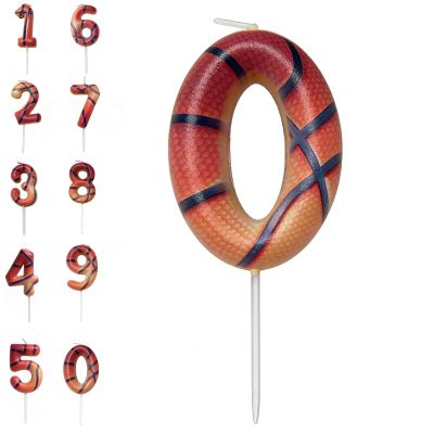 Gleemix 3D Basketball Birthday Candle 0