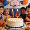 Gleemix 3D Basketball Birthday Candle 0 view 3