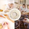 4-Pack Fabric Glass Lids for Sourdough view 4