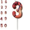 Gleemix 3D Basketball Birthday Candle 3 view 1
