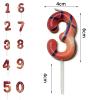 Gleemix 3D Basketball Birthday Candle 3 view 2