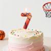 Gleemix 3D Basketball Birthday Candle 6 view 3