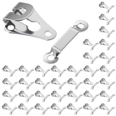 Elegaperma 40 Sets Silver Hooks
