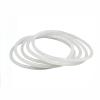 50 White Rubber O-Rings, 47 mm OD, 37 mm ID, 5 mm Width, VMQ Seal view 2