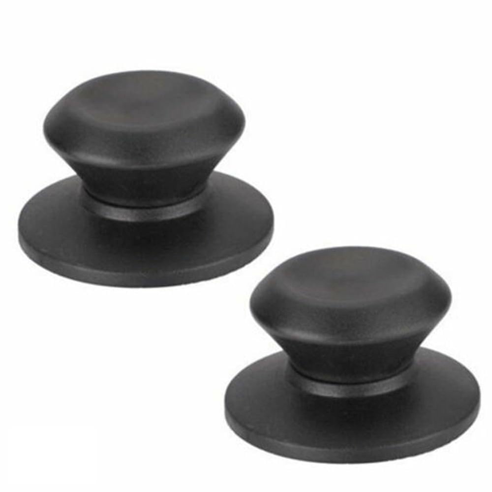 Lagomloot Replacement Knob for Pot Lids, Black, 2 Pieces