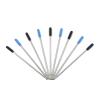 Metal Ballpoint Pen Refills, 115 mm, Oil-Based Ink, Blue/Black, 10-Pack view 3