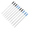 Metal Ballpoint Pen Refills, 115 mm, Oil-Based Ink, Blue/Black, 10-Pack view 4