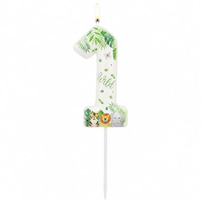 Koboko Wild Jungle Candle 1st Birthday