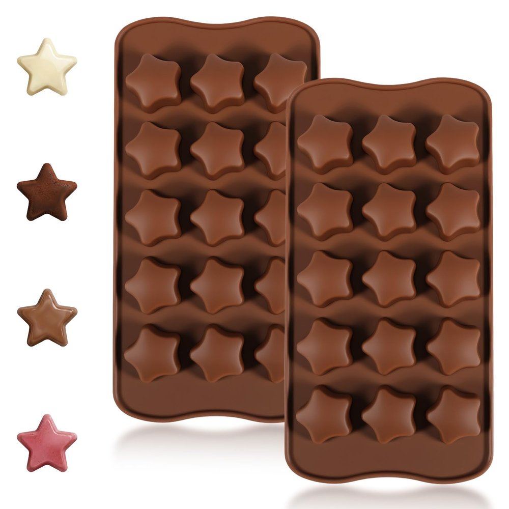2-Pack Star Silicone Molds