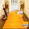 Hallway Runner Rug 80 x 250 cm, Yellow, Washable and Non-Slip view 2