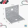 KOTARBAU Set of 25 Angle Brackets, 60 x 60 x 80 mm, Galvanized Steel view 3