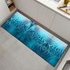 PilePoem Washable Non-Slip Runner Rug, 60 x 170 cm, Blue Lake view 2
