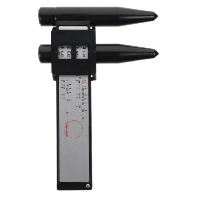 Sliding Gauge for Wheel Hub Bolt Patterns, Black ABS