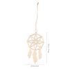 ELEOUTI 8-Piece Wooden Dreamcatcher Wall Hanging view 2