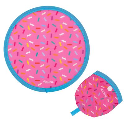 FISURA Round Foldable Fan (Confetti)