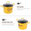 LOPUNER 2 L Fryer Set, Stainless Steel, Glass and Aluminum Alloy view 3