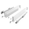 MS Fittings Push-to-Open Drawer System, White, Full Extension, 40 kg, 550 x 120 mm view 1