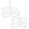 Operitacx 2-Piece Plastic Egg Holder with 4 Compartments view 1