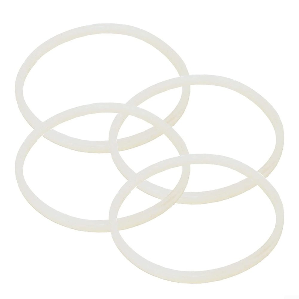 LatoYard Rubber Seal Ring for 250W Mixer, 8.5cm Replacement Seal for Juicers, White (4 Pack)