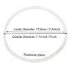 LatoYard Rubber Seal Ring for 250W Mixer, 8.5cm Replacement Seal for Juicers, White (4 Pack) view 2