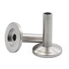 1 x 1/8", 1/4", 3/8", 1/2", 3, 6, 8, 10 mm Tube x KF16/25/40/50 Sleeve Vacuum Clamp VCR Fitting, SUS304 Stainless Steel Sanitary Brewing & Winemaking Kit (KF16, 3 mm) view 2